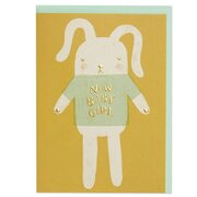 Raspberry Blossom New Baby Girl Card-cards-Bambini