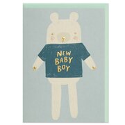 Raspberry Blossom New Baby Boy Card-cards-Bambini