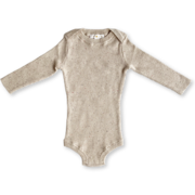 Grown Ribbed Essential Bodysuit-bodysuits-and-rompers-Bambini