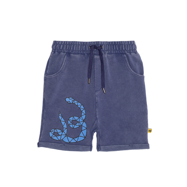 Band Of Boys Blue Snake Relaxed Shorts