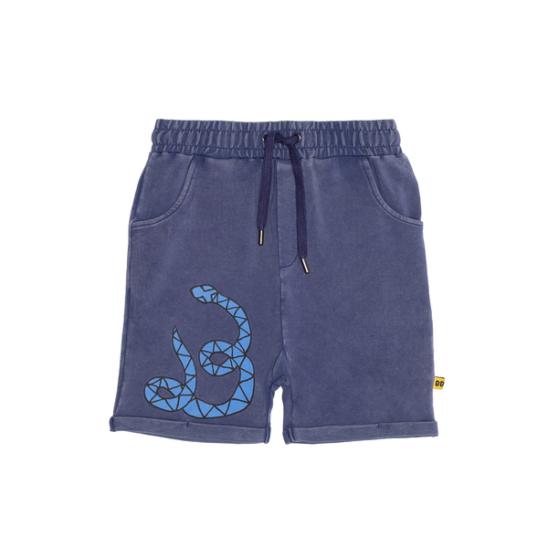 Band Of Boys Blue Snake Relaxed Shorts