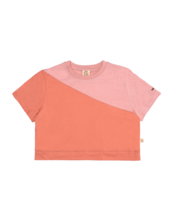 The Girl Club Colour Block Crop Tee-tops-Bambini