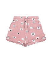 The Girl Club Eyes Love You Simple Shorts-pants-and-shorts-Bambini