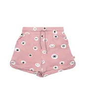 The Girl Club Eyes Love You Simple Shorts-pants-and-shorts-Bambini