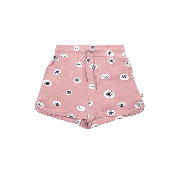 The Girl Club Eyes Love You Simple Shorts