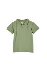 Milky Sage Pique Polo-tops-Bambini