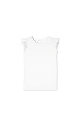 Milky Frill Rib Tee-tops-Bambini