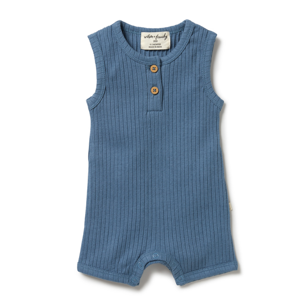 Wilson & Frenchy Rib Boyleg Growsuit