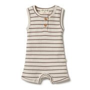 Wilson & Frenchy Stripe Boyleg Growsuit-bodysuits-and-rompers-Bambini