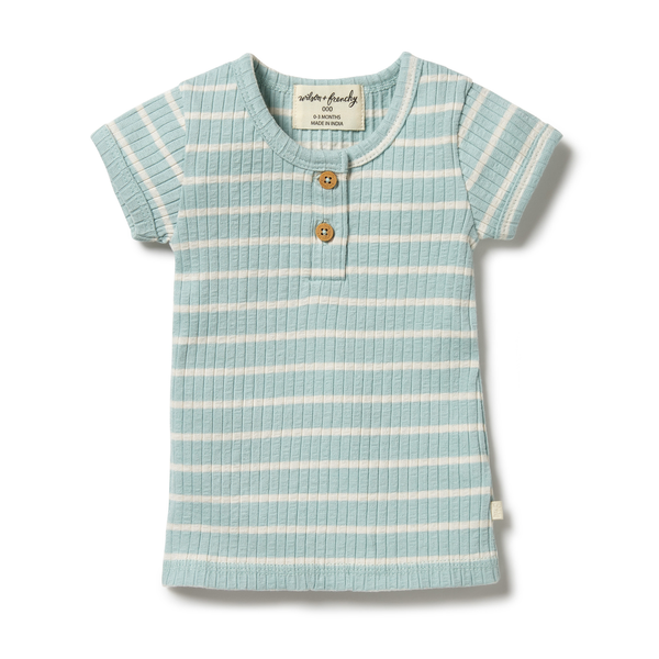 Wilson & Frenchy Stripe Rib Top