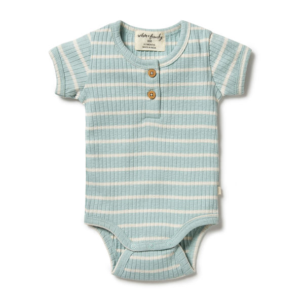 Wilson & Frenchy Stripe Rib Bodysuit