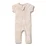 Wilson & Frenchy Stripe Rib Zipsuit