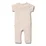 Wilson & Frenchy Stripe Rib Zipsuit