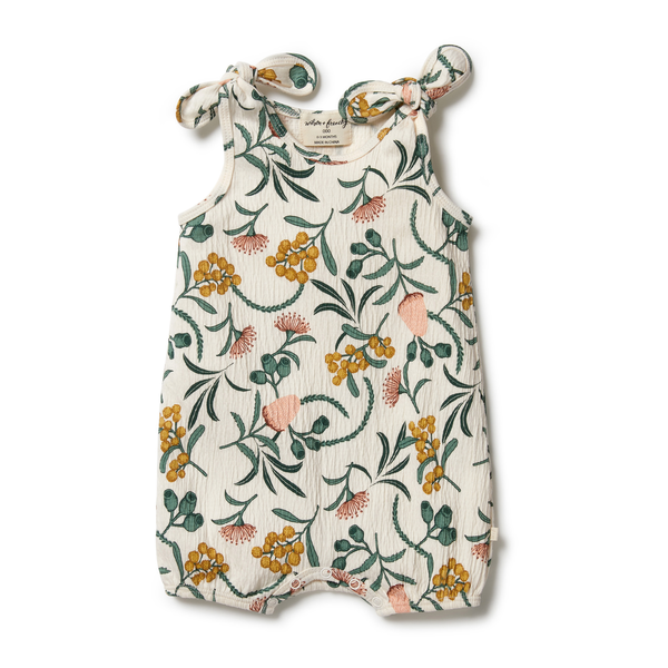 Wilson & Frenchy Crinkle Tie Playsuit