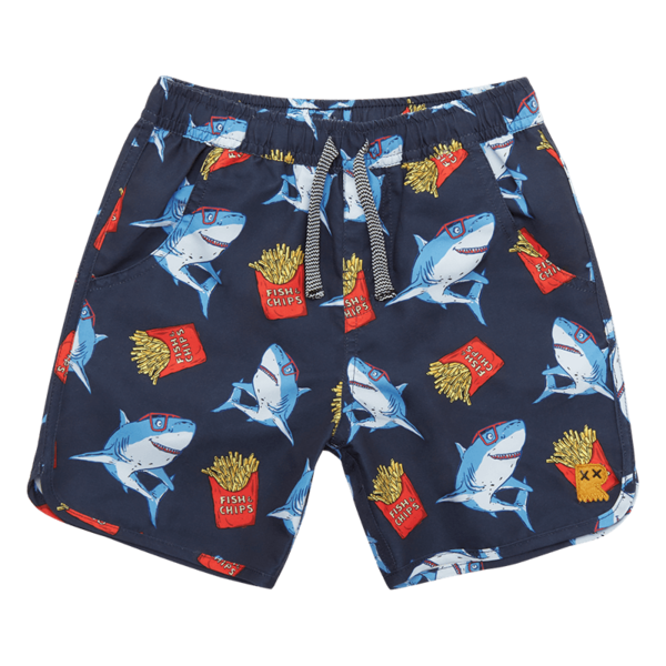 Rock Your Kid Fish & Chips Boardshorts