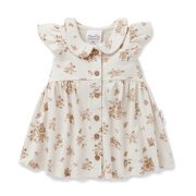 Aster & Oak Posy Floral Button Dress-dresses-and-skirts-Bambini
