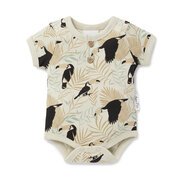 Aster & Oak Toucan Henley Onesie-bodysuits-and-rompers-Bambini