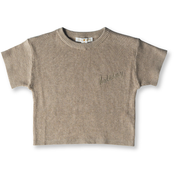 Grown Ribbed Hemp Tee