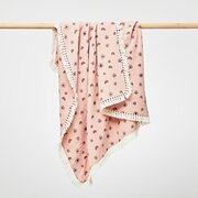 Over The Dandelions Organic Muslin Blanket-sleepwear-and-bedding-Bambini