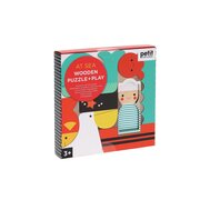 Petit Collage Wooden Puzzle & Play-toys-Bambini