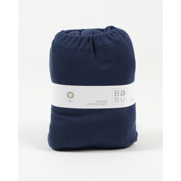 Babu Organic Fitted Cot Sheet