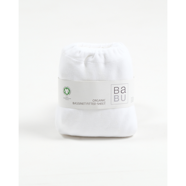 Babu Organic Fitted Bassinet Sheet