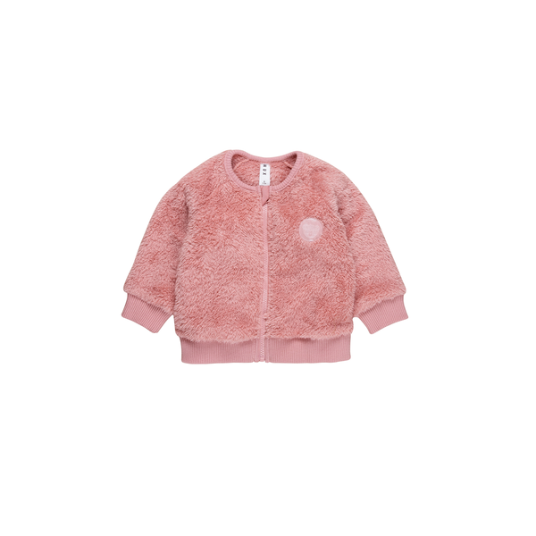 Huxbaby Dusty Rose Fur Jacket