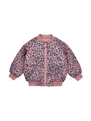 Huxbaby Leopard Reversible Bomber-jackets-and-cardigans-Bambini