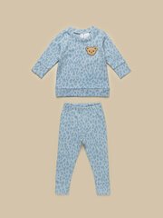 Huxbaby Dusty Blue Leopard PJ Set-sleepwear-Bambini