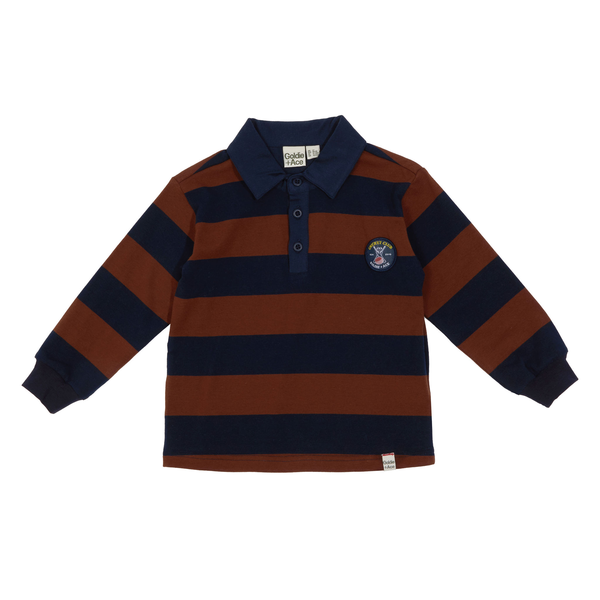 Goldie + Ace Stripe Rugby Top