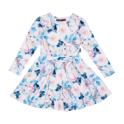 Rock Your Kid Floral Unicorn Waisted Dress-dresses-and-skirts-Bambini