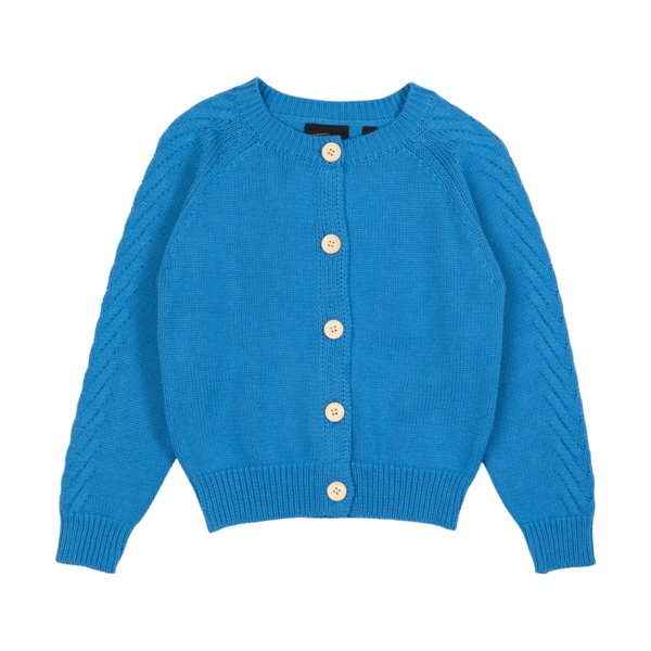 Rock Your Kid Blue Knit Cardigan