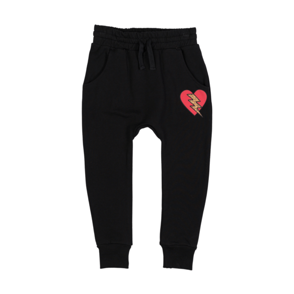 Rock Your Kid Electric Heart Track Pants