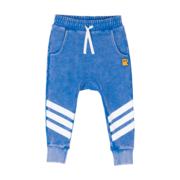 Rock Your Kid Blue Wash Track Pants-pants-and-shorts-Bambini