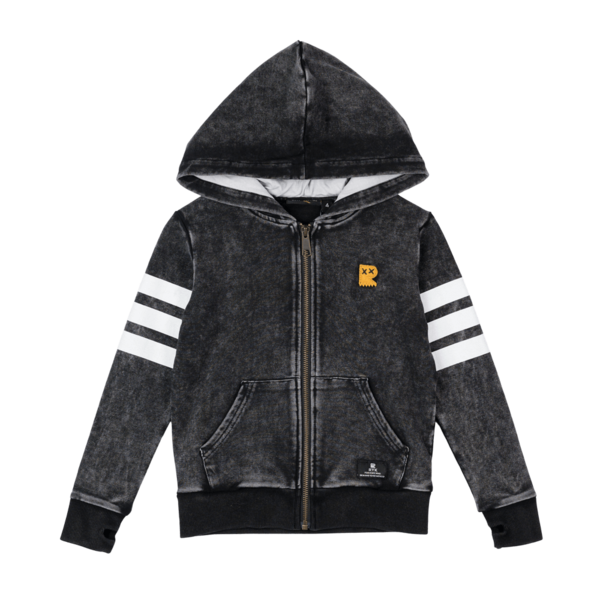 Rock Your Kid Black Wash Hoodie