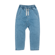 Rock Your Kid Washed Blue Slouch Jeans-pants-and-shorts-Bambini