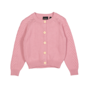 Rock Your Kid Pink Knit Cardigan-jackets-and-cardigans-Bambini