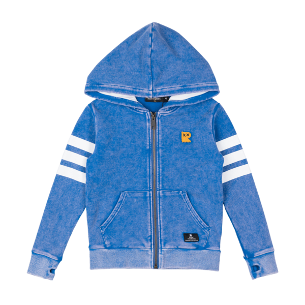 Rock Your Kid Blue Wash Hoodie