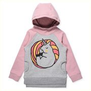 Minti Sleepy Unicorn Furry Hood-tops-Bambini