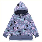 Minti Starry Furry Zip Up-tops-Bambini