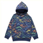 Minti Dino Shapes Furry Hood-tops-Bambini