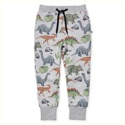 Minti Dino World Furry Trackies-pants-and-shorts-Bambini