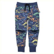 Minti Dino Shapes Furry Trackies-pants-and-shorts-Bambini