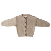 Grown Chunky Rib Speckle Cardigan-jackets-and-cardigans-Bambini