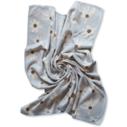 Grown Daisy Dot Baby Blanket-sleepwear-and-bedding-Bambini