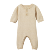 Nature Baby Lou Cotton Knit Suit-bodysuits-and-rompers-Bambini