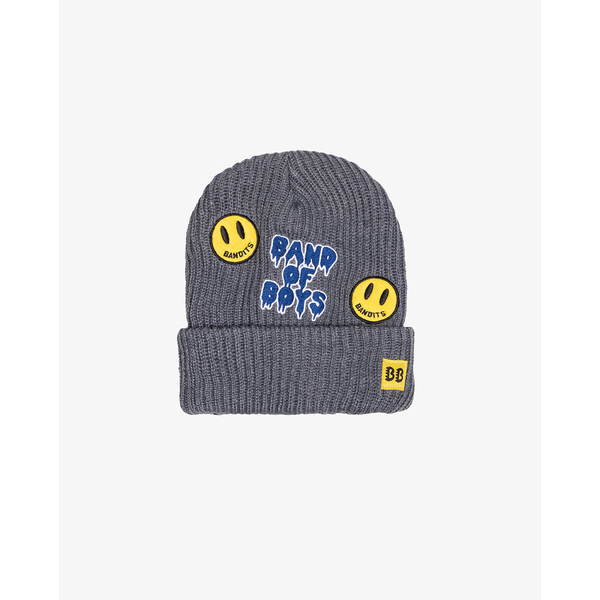 Band Of Boys Smiley Ribbed Beanie