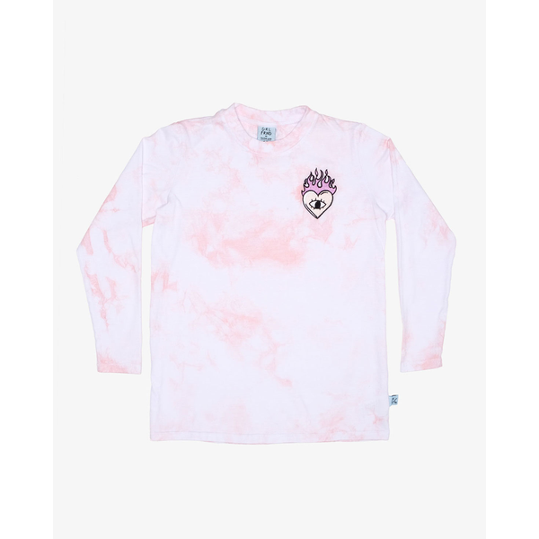 Grlfrnd Flame Heart LS Tee