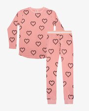 The Girl Club Chain Heart Winter PJs-sleepwear-Bambini