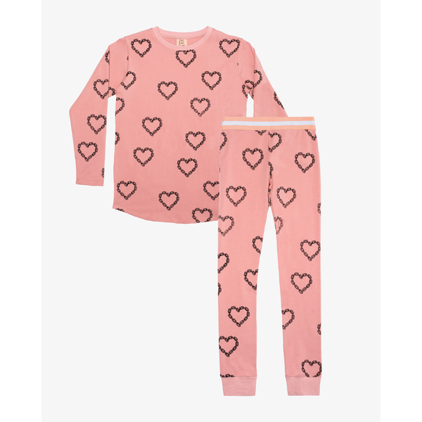 The Girl Club Chain Heart Winter PJs